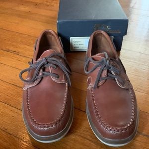 Men’s Size 12 Allen Edmonds, leather deck shoes, worn once